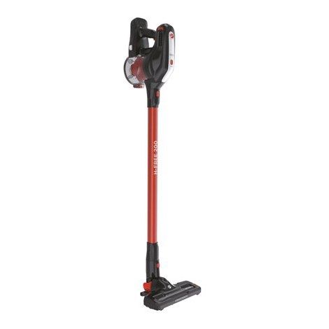 Hoover | Vacuum Cleaner | HF222AXL 011 | Cordless operating | Handstick | 220 W | 22 V | Operating time (max) 40 min | Red/Black